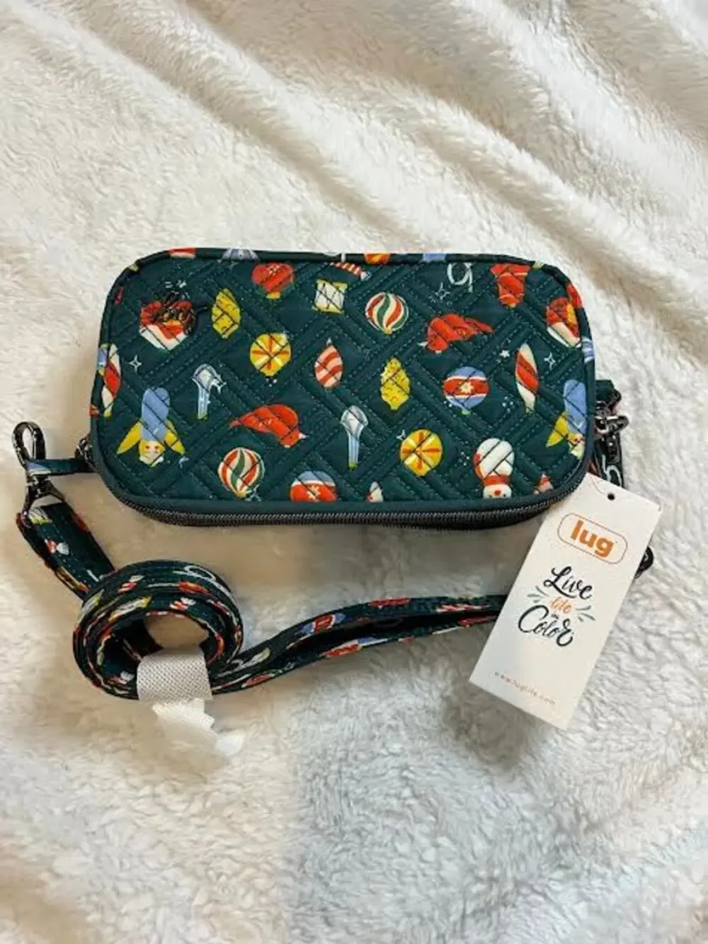 Lug Coupe  Convertible Crossbody Bag Purse - Retro Ornaments